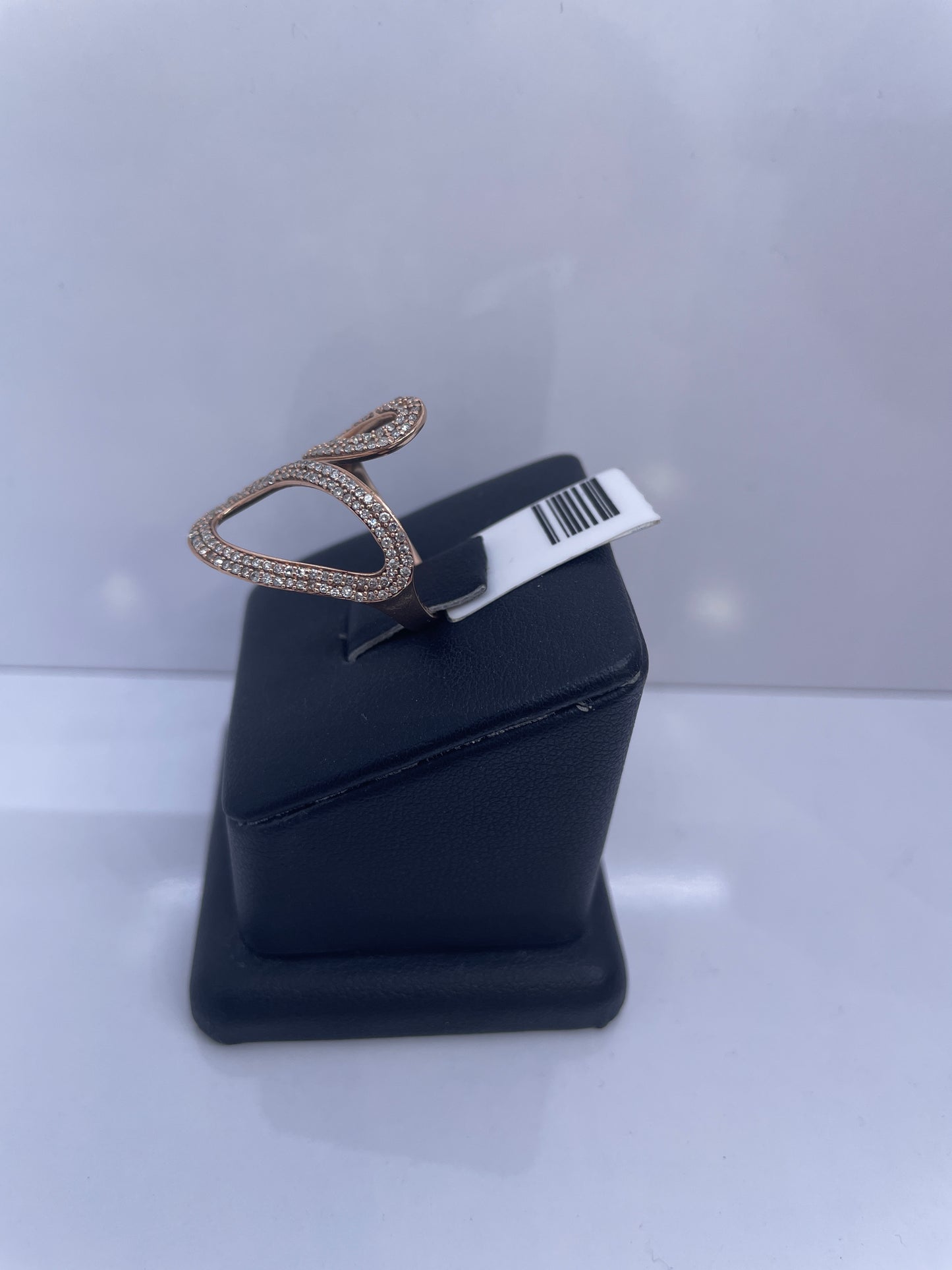 Rose gold diamond ring